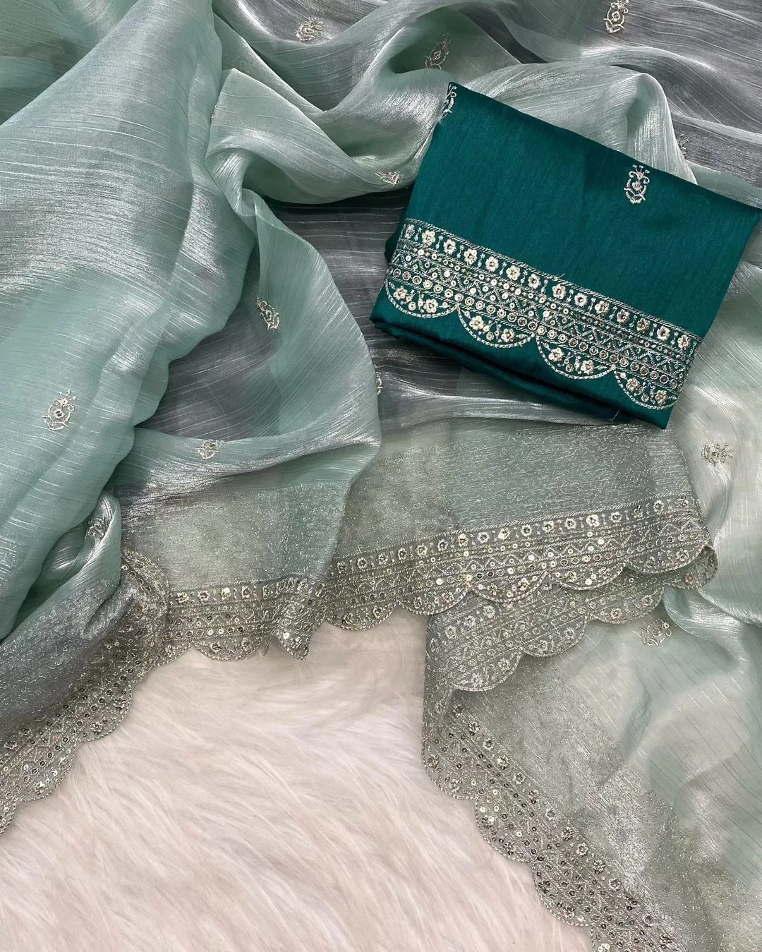 Vardan Ethnic Bt-3110 Pure Soft Zimmy Choo Silk Wholesale Fancy Sarees Catalog — Wholesale Sarees, MPA wholesale from Surat - Gallery Image 3